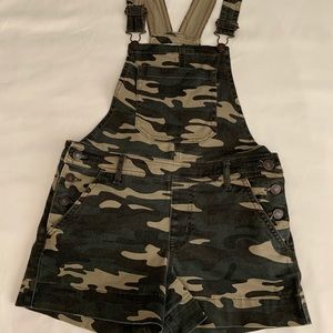 Overall Shorts